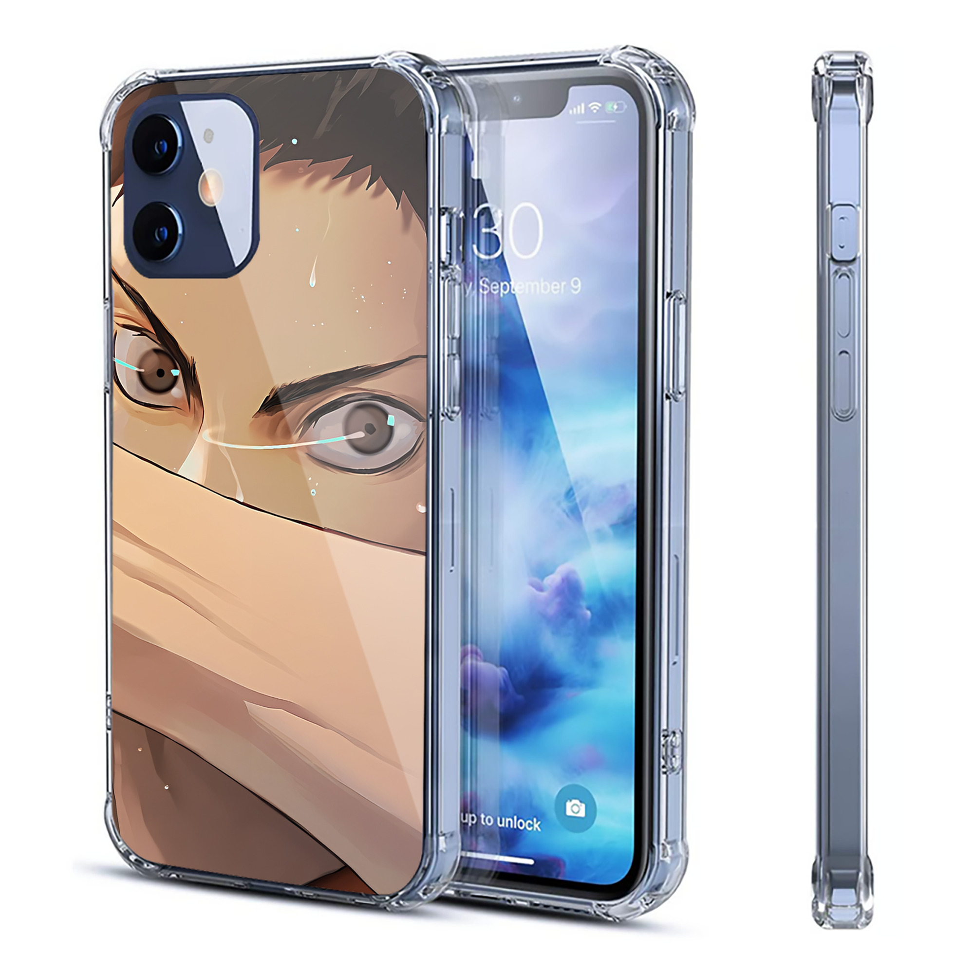 （画像用） ハイキュー!! Haikyu!! 【iPhone 12シリーズ対応】透明スマホケース（クリアソフトケース）